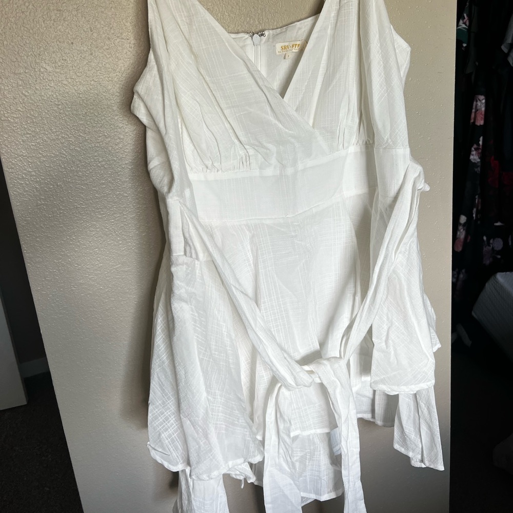 SRV FTF Flowy Tie Front Romper